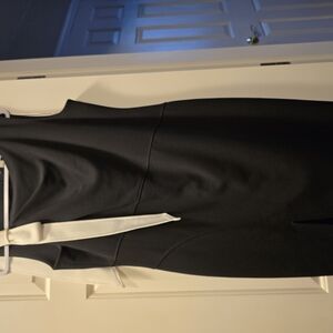 Elegant Black Jumpsuit with White Accent